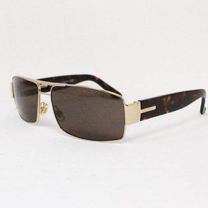 GUCCI #38829 Brown Polarized Rectangular Sunglasses
